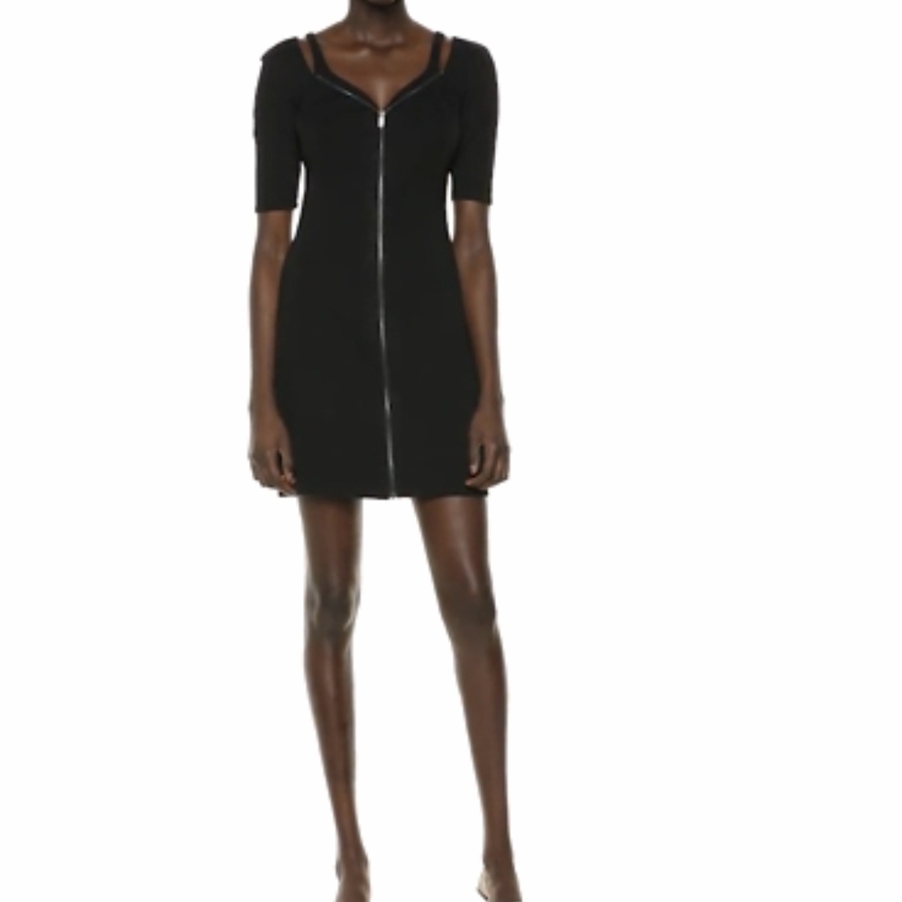 Bailey 44 Black Mini Dress with Zipper